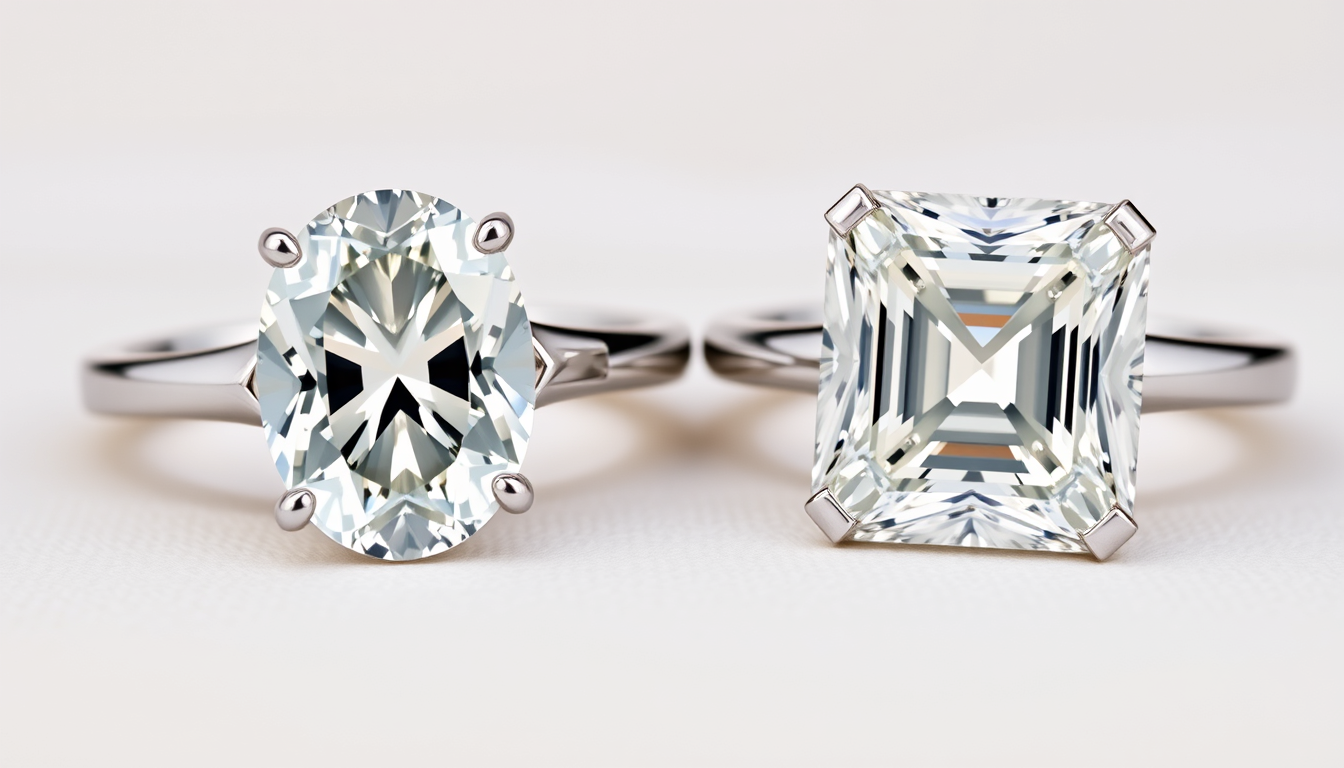 Oval vs Radiant Cut Diamond: Which Engagement Ring Looks Bigger?