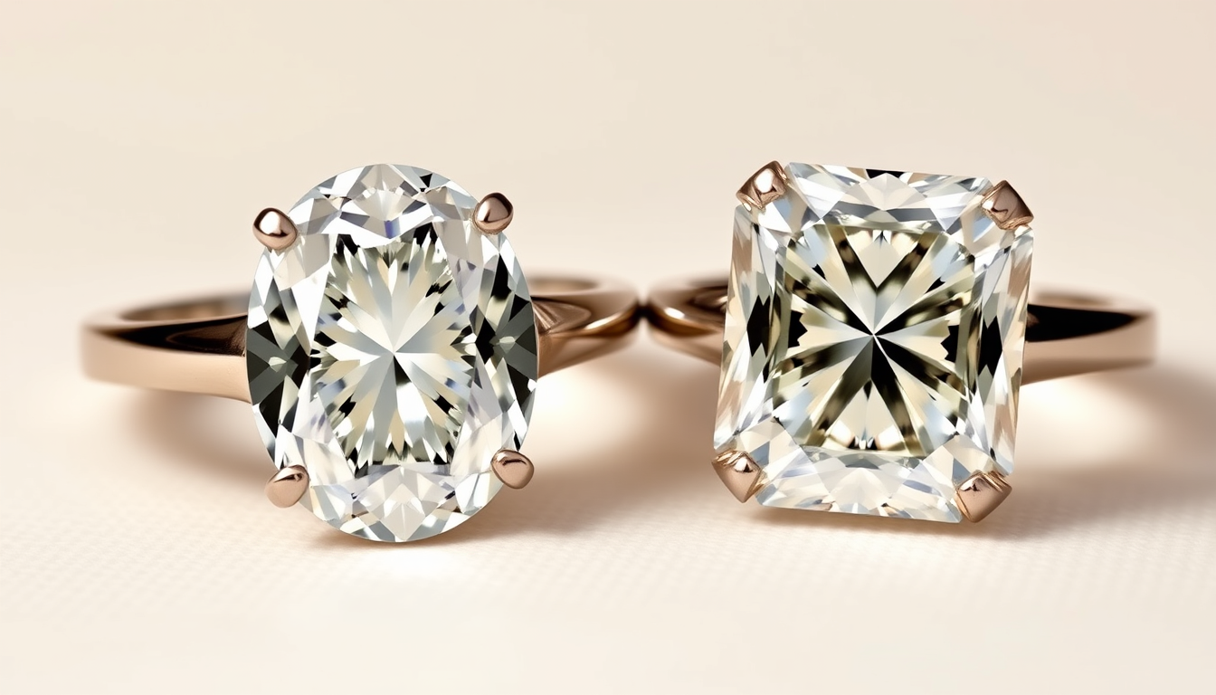 Oval vs Radiant Cut Diamond: Which Looks Bigger?