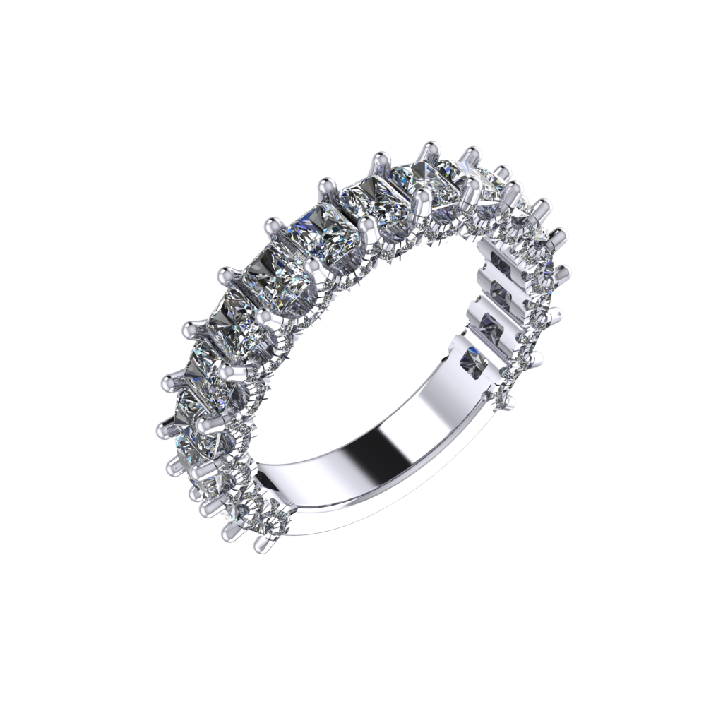 Erica u-pave wedding band