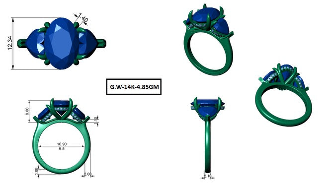 Custom Ring Design Deposit