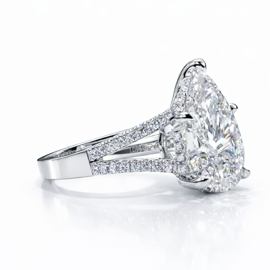 The Madison Pear Shape Split
