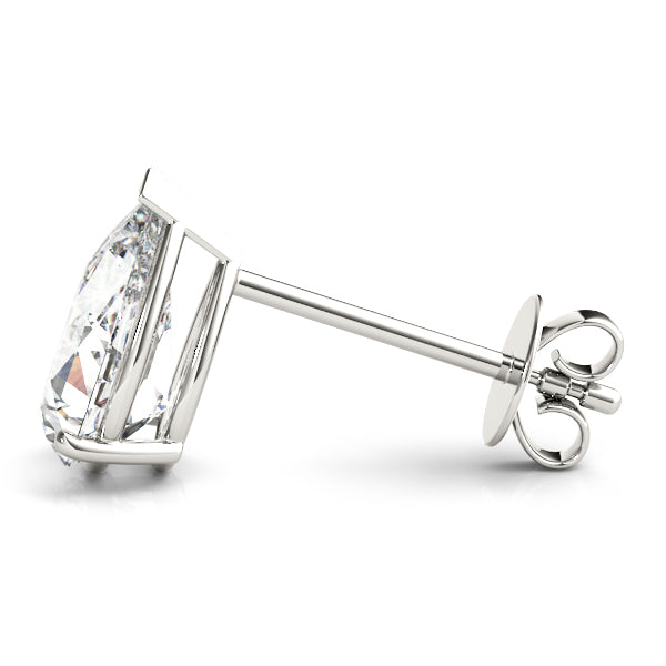 Pear Shape Lab-Grown Diamond Stud Earrings