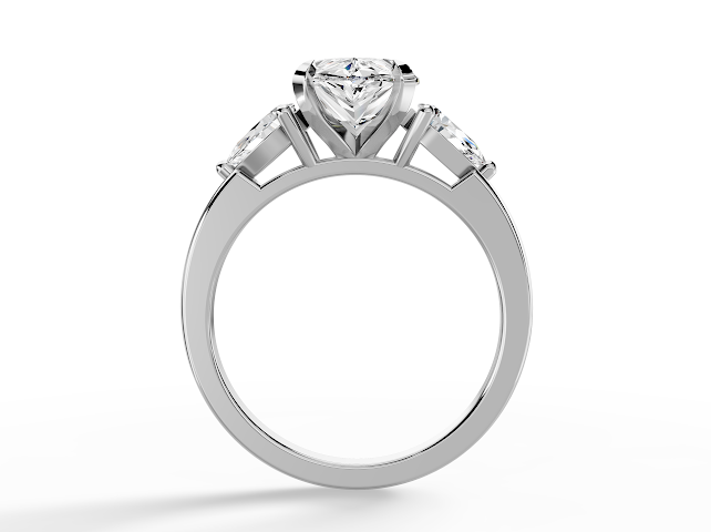 Pear 3 Stone Design