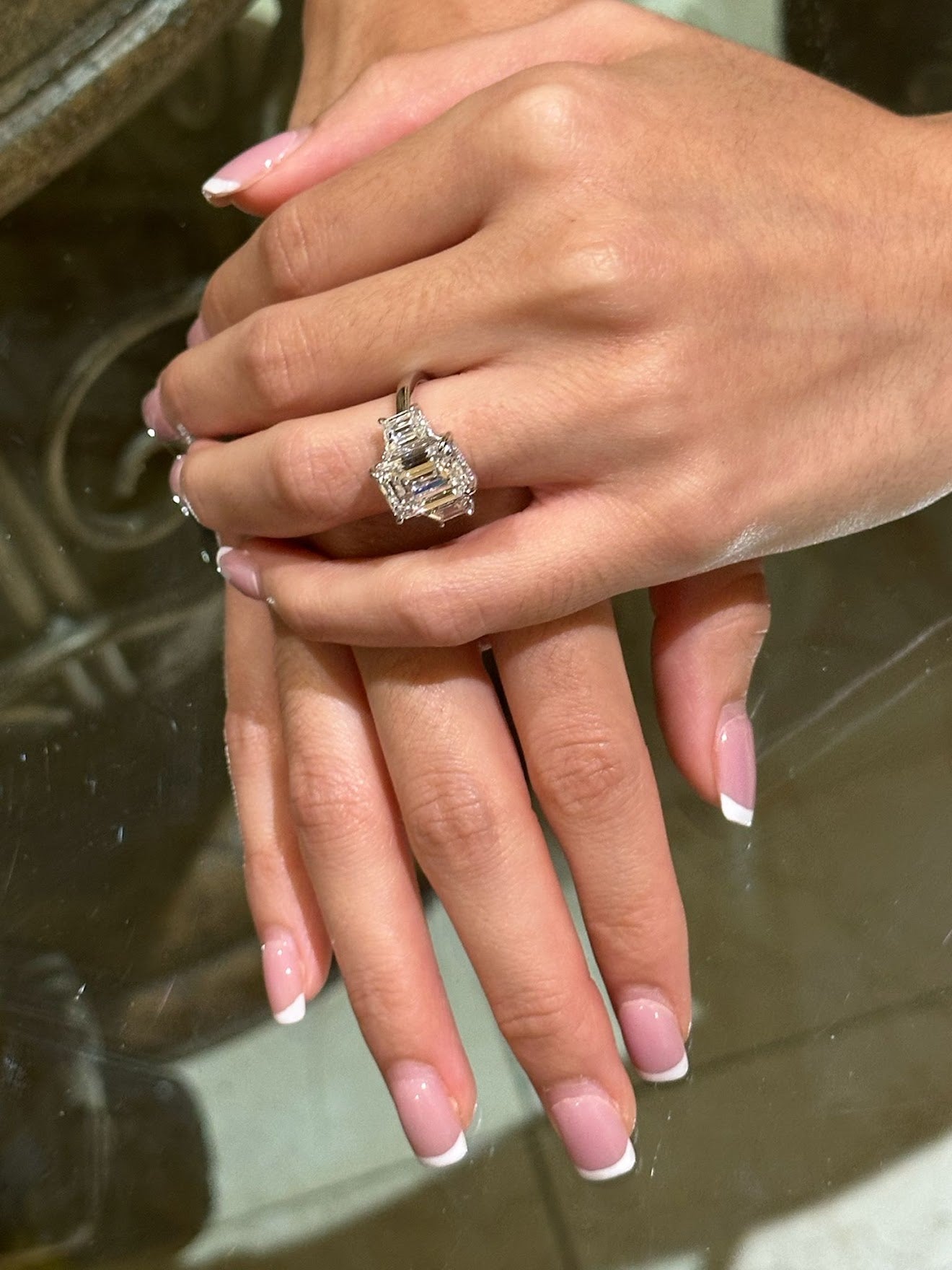 The Monaco Emerald Trilogy Ring