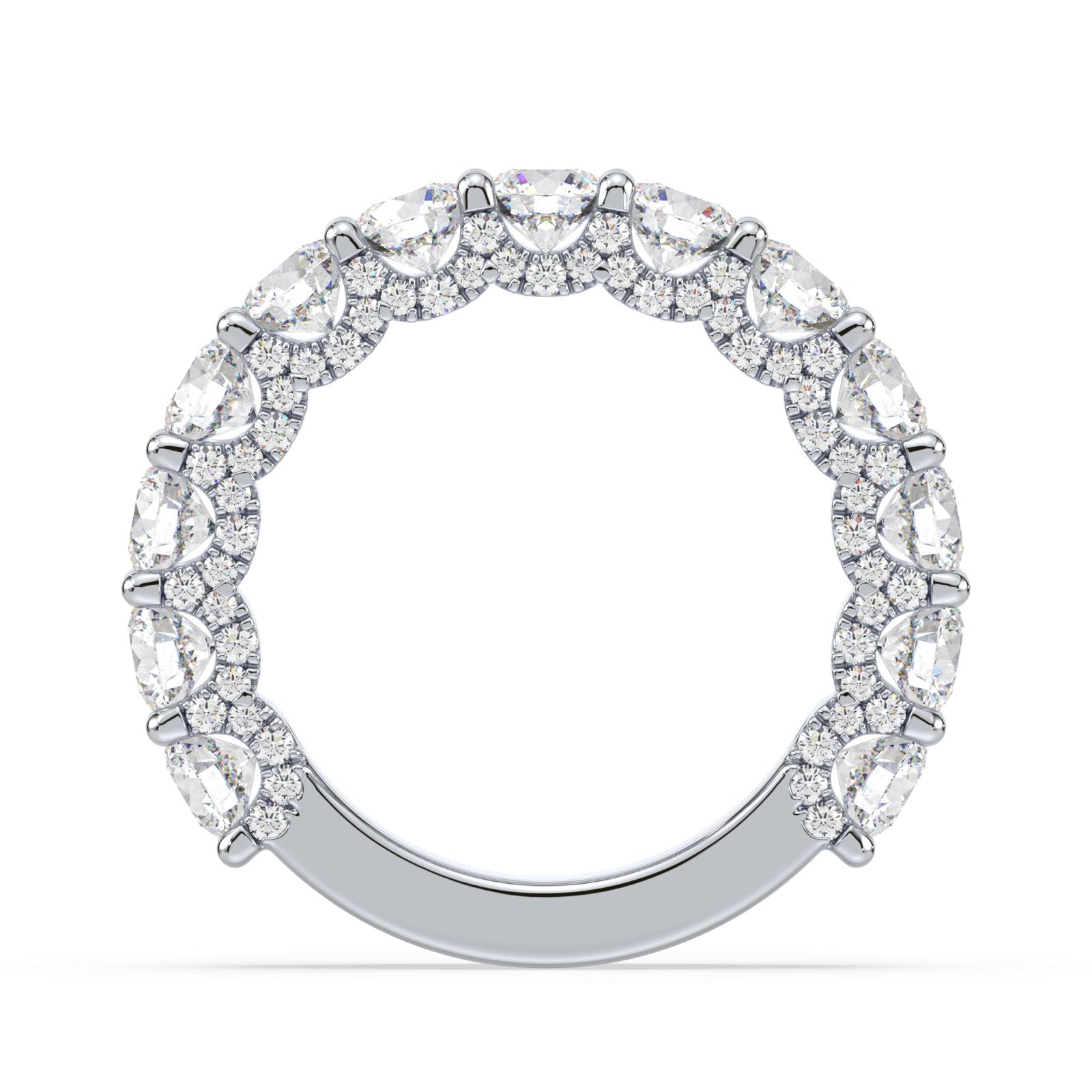 4.00MM Round Luna Wedding Band