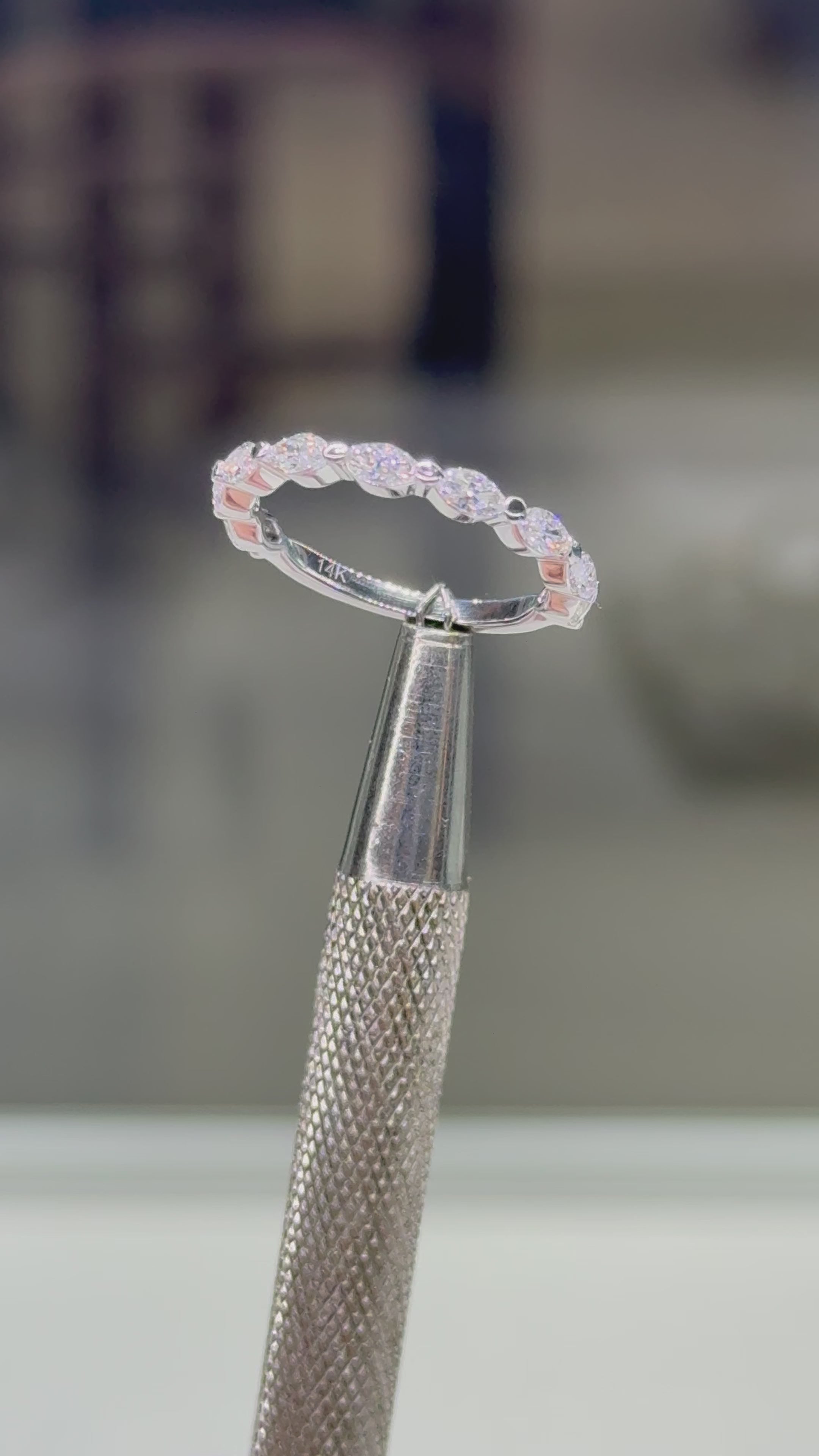 The Marquise Wedding Band
