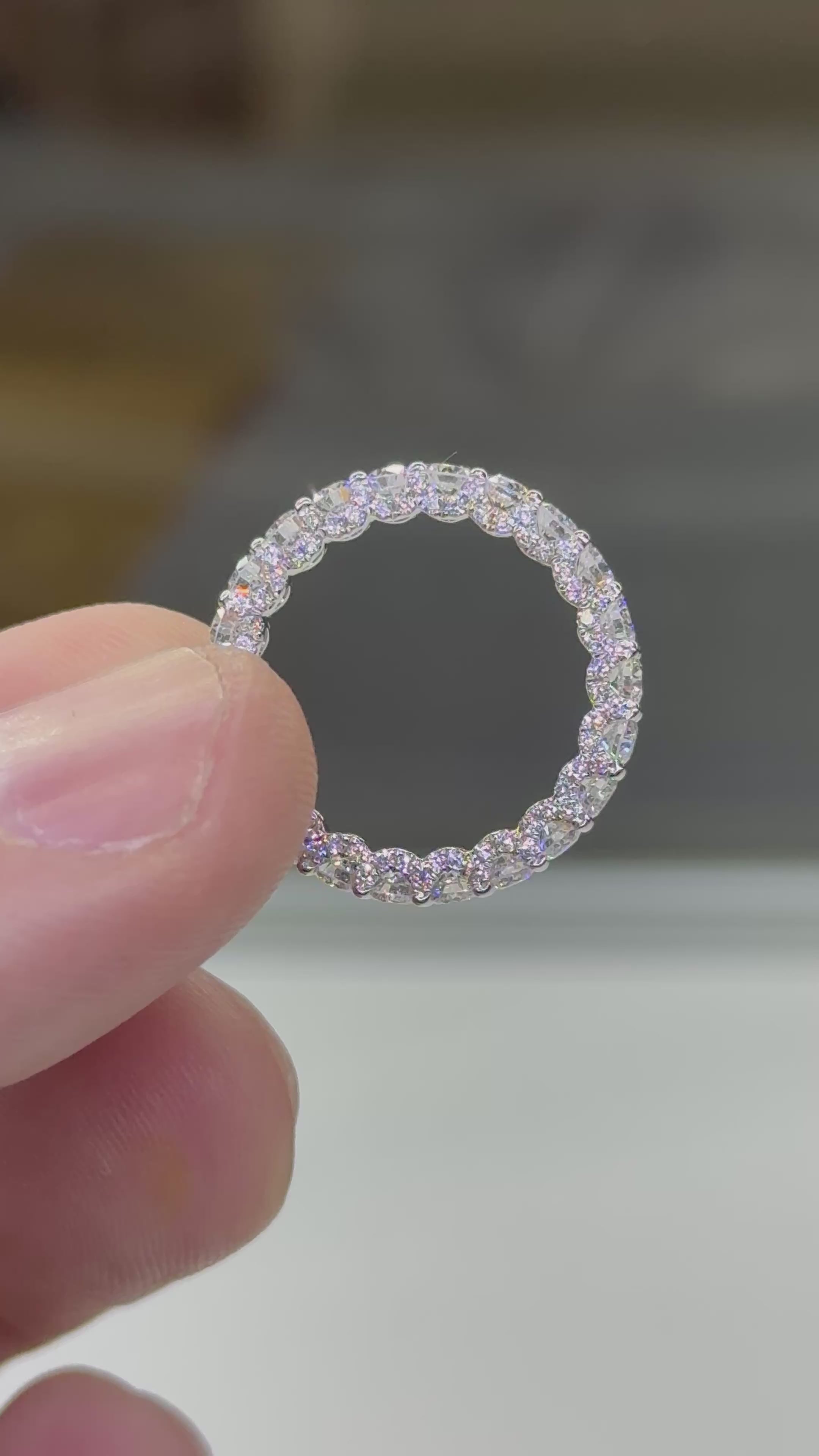The Luna Eternity Wedding Band