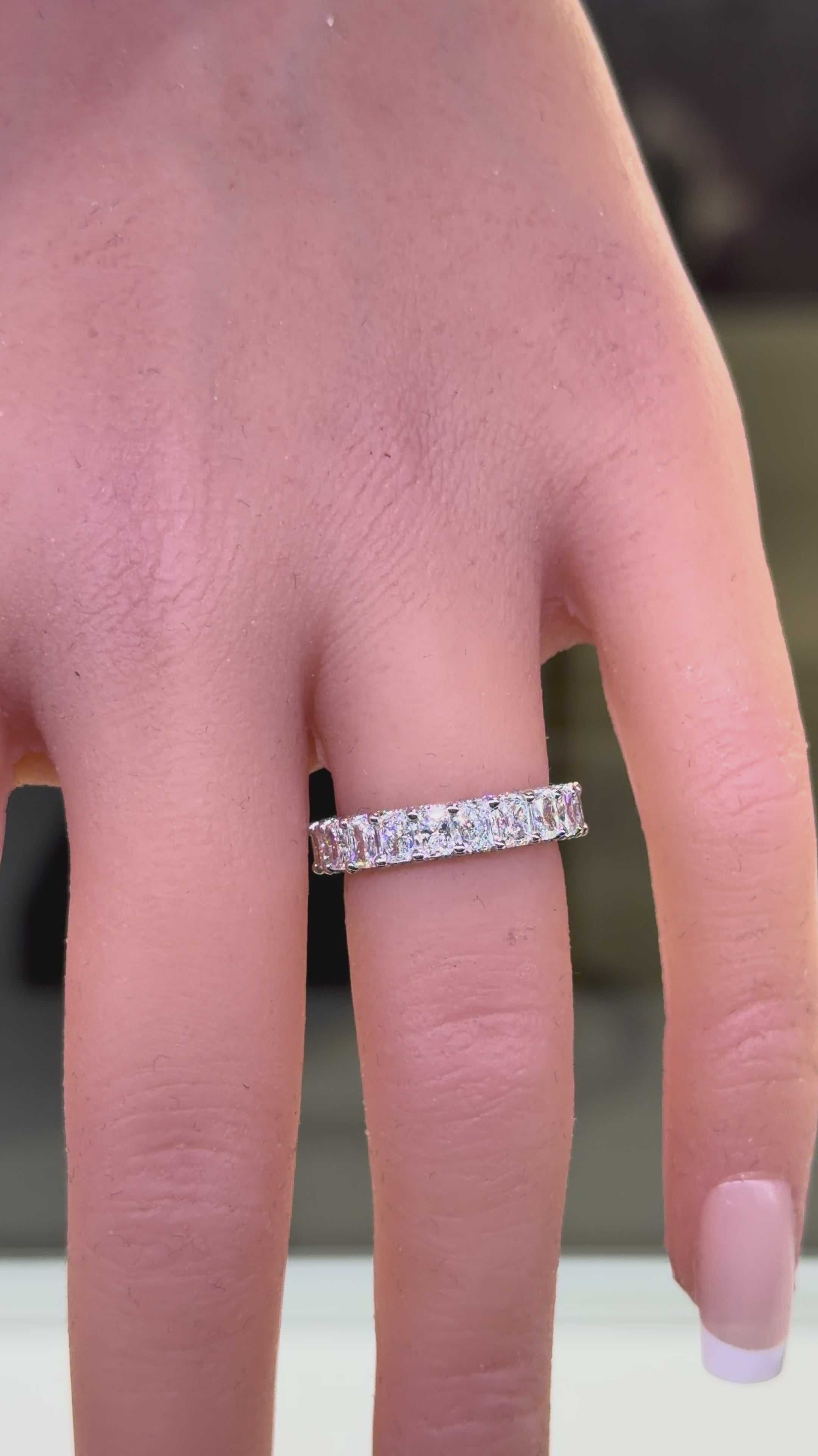 Erica u-pave wedding band