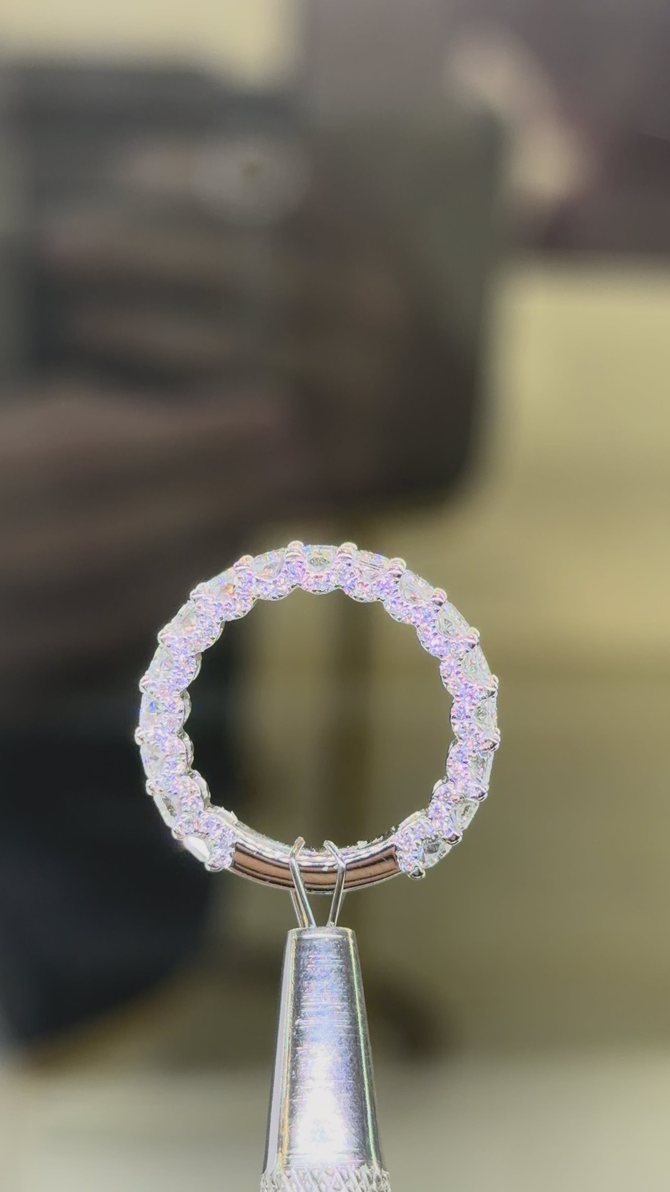 Erica u-pave wedding band