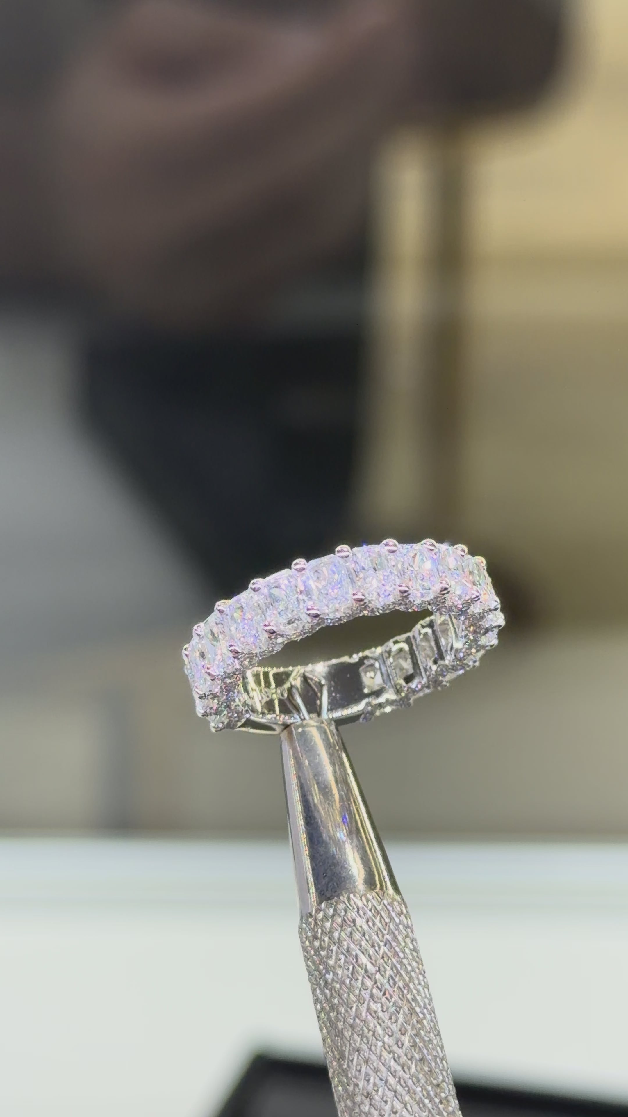 Erica u-pave wedding band