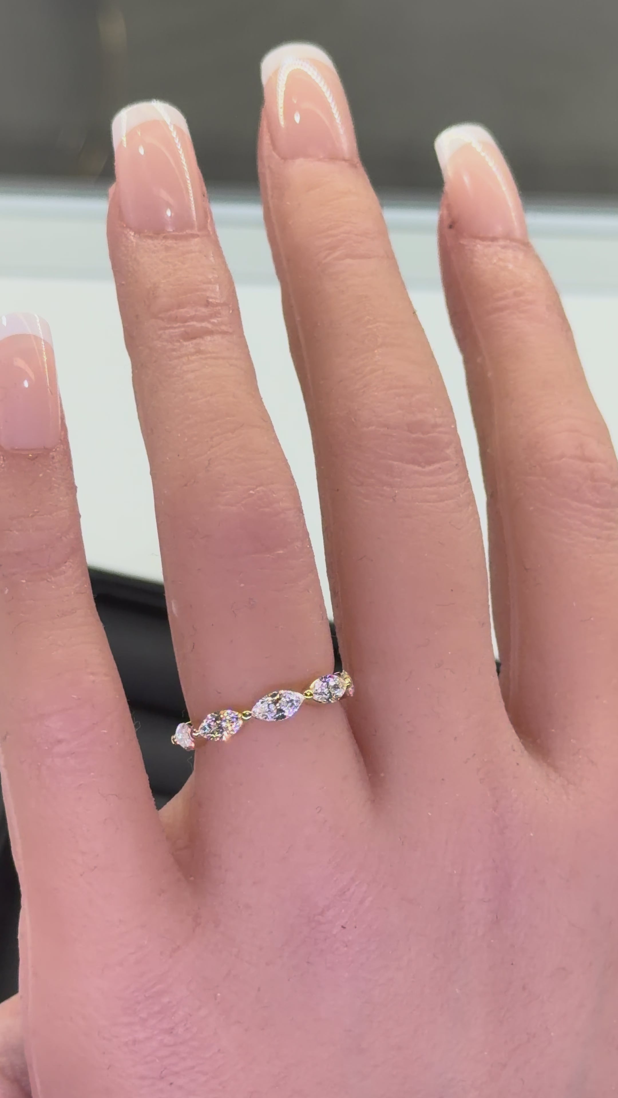 The Marquise Wedding Band
