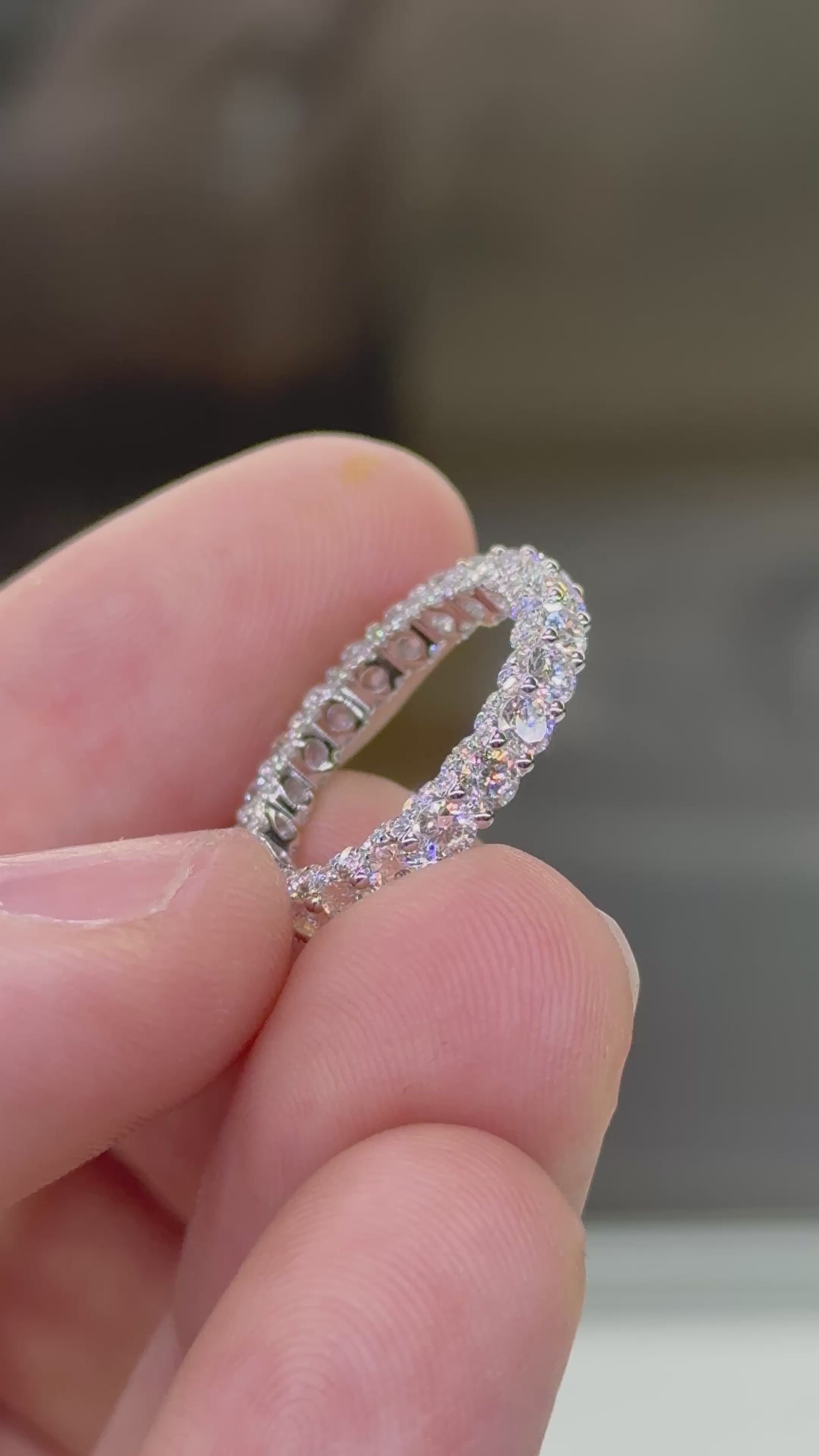 The Luna Eternity Wedding Band