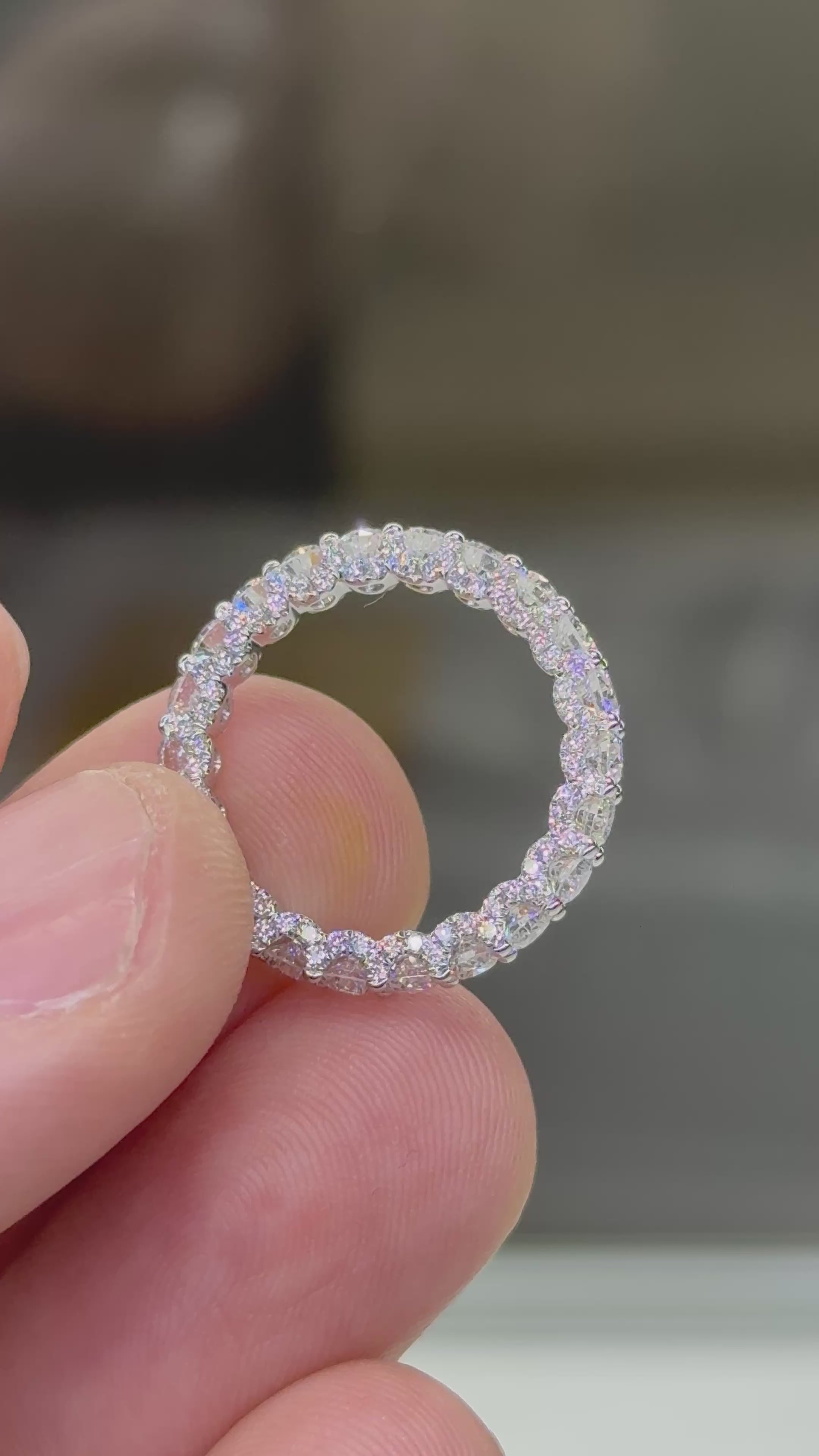 The Luna Eternity Wedding Band